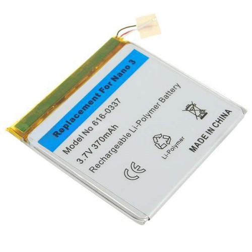 Náhradná 3.7V 370mAh Li-Pol batéria pre iPod Nano 3