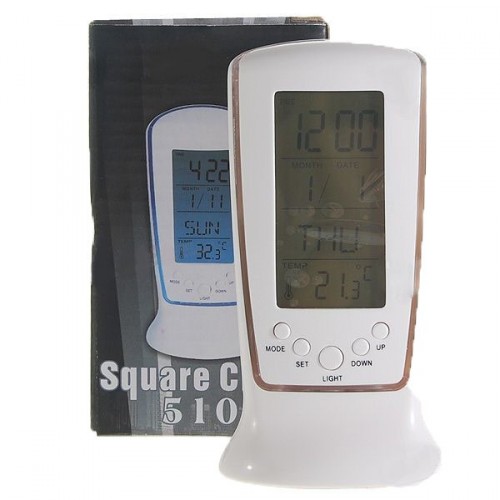 LCD digitálny hudobný budík + kalendár + teplomer