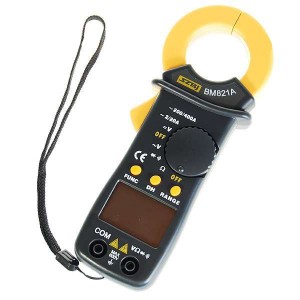 Digitálny multimeter s kliešťovou svorkou, LCD a popruhom AC / DC 600V/400A Max