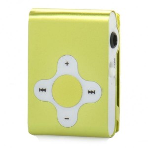 MP3 prehrávač s Micro SD - zelený