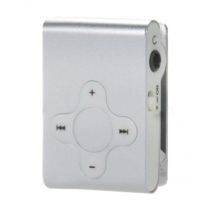 MP3 prehrávač s Micro SD - strieborný