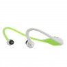 Športový MP3 player - sluchátka zeleno-biele