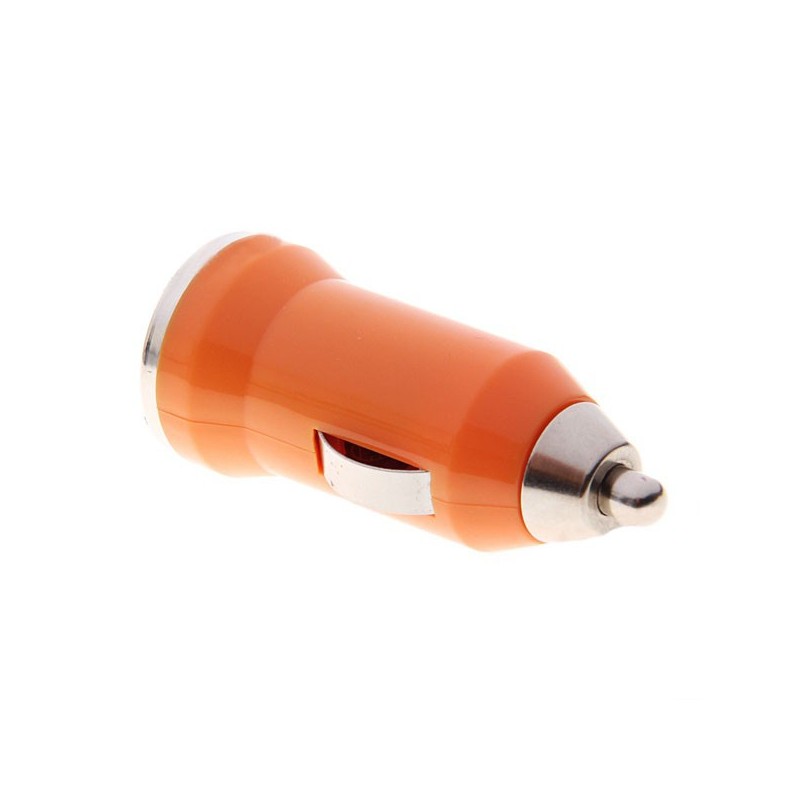 USB napájací adaptér autonabíjačka (oranžová)
