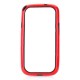 Ochranný rám silikón+plast pre Samsung i9300 Galaxy S III červený