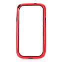 Ochranný rám silikón+plast pre Samsung i9300 Galaxy S III červený