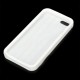 Ochranné silikónové púzdro pre iPhone 5 - biele