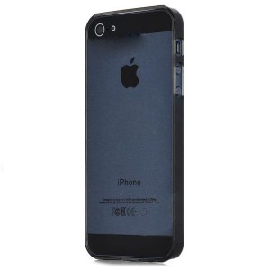Ochranný rám pre iPhone 5 - priesvitná šedá