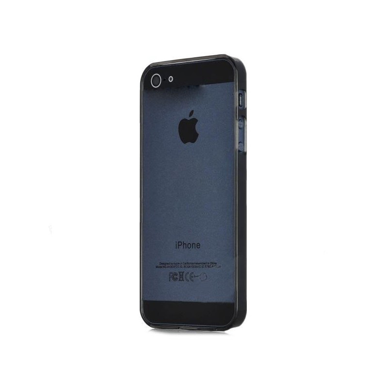 Ochranný rám pre iPhone 5 - priesvitná šedá