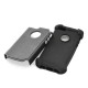 Ochranné púzdro silikón/plast pre iPhone 5 čierne