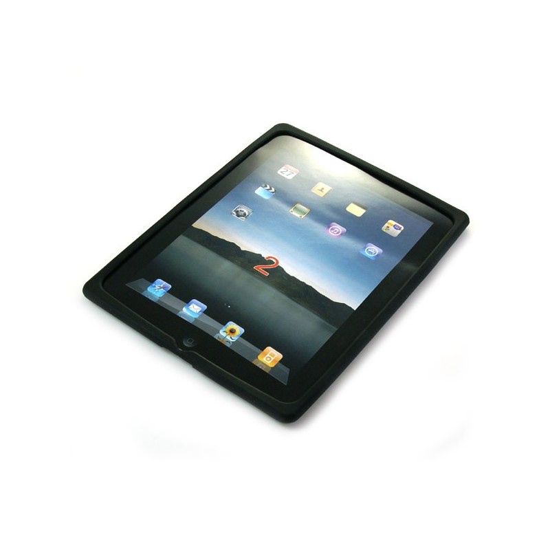 ﻿Extra tenký silikónový obal pre iPad 2 - čierny