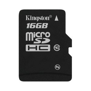 16GB microSDHC karta Kingston Class 10