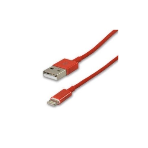 Kábel Lightning to USB 1m červený