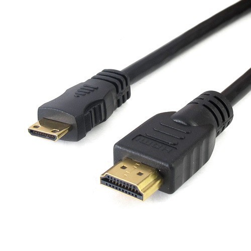 Micro HDMI na HDMI prepojovací kábel - čierny (150 cm)