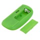 Ultratenká bezdrôtová myš - zelená 2,4G USB reciever