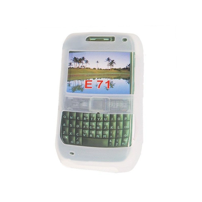 ﻿Silikónové puzdro pre telefóny Nokia E71