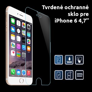Tvrdené sklo pri iPhone 6 4,7' odolné prodi škrabancom 0.25D