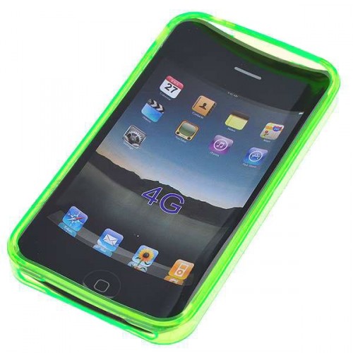Ochranné silikónové puzdro pre Apple iPhone 4 - zelené