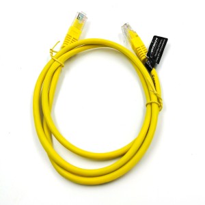 EB273Y UTP CAT 5E patchcord kábel 1m žltý Esperanza