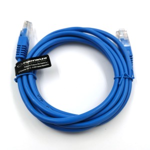 EB274B UTP CAT 5E patchcord kábel 2m modrý Esperanza