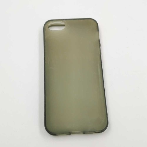 Ochranné silikónové púzdro pre iPhone 5 - priesvitné šedé
